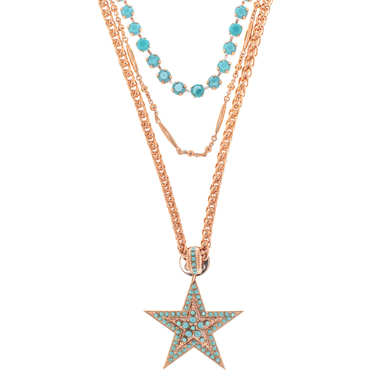 3 Layers Star Necklace