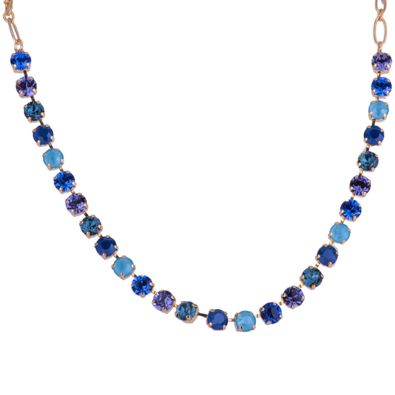 Medium Everyday Necklace in "Electric Blue"