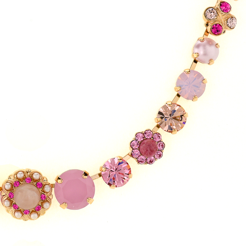 Mixed Cluster Necklace in "Love"