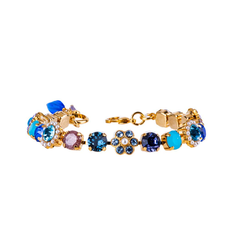 Medium Blossom Bracelet in "Electric Blue"