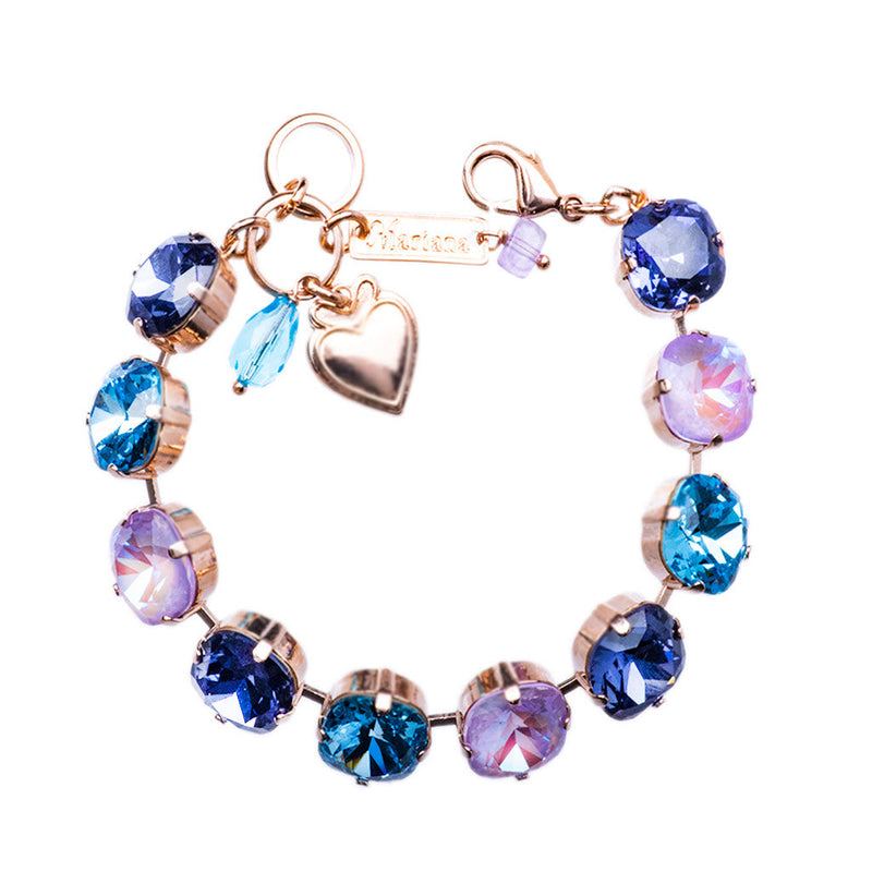 Cushion Cut Bracelet in "Blue Moon"