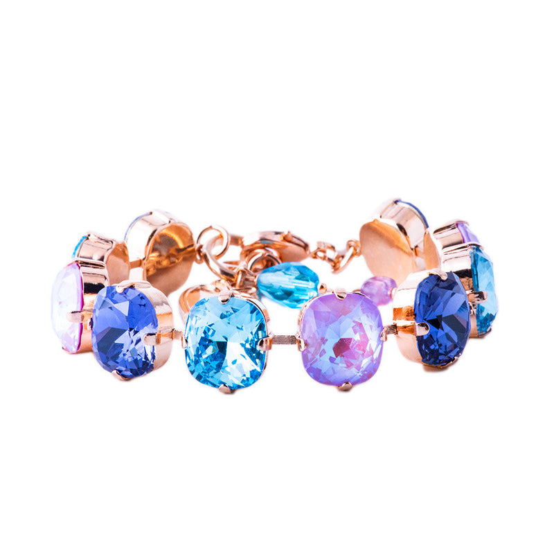 Cushion Cut Bracelet in "Blue Moon"