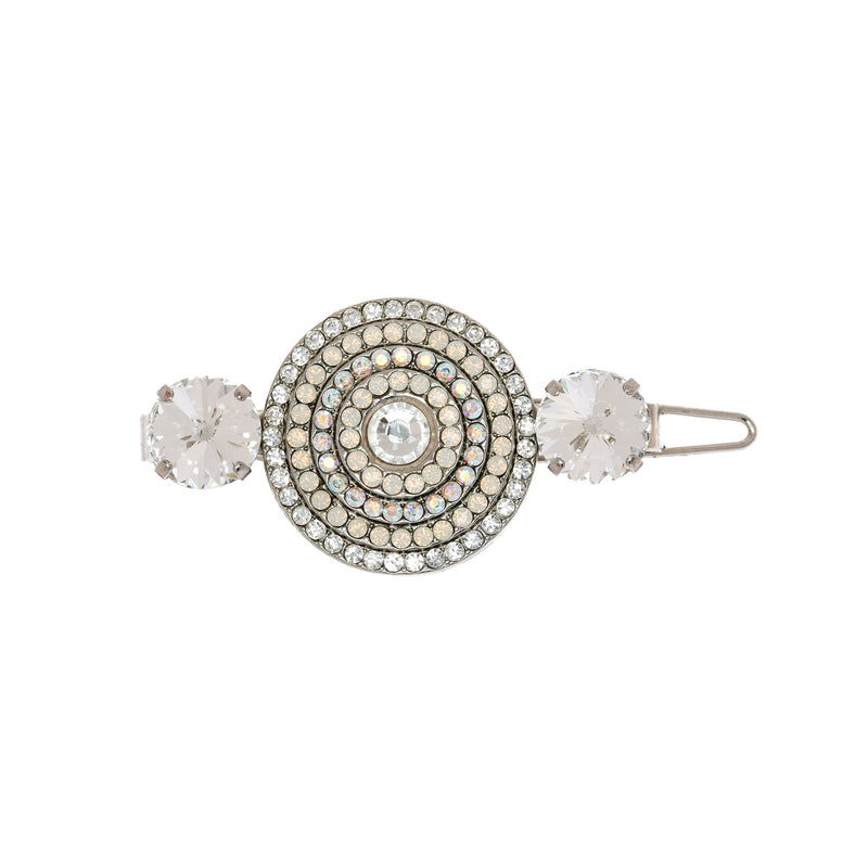 Large Round cut and pave center Hairpin