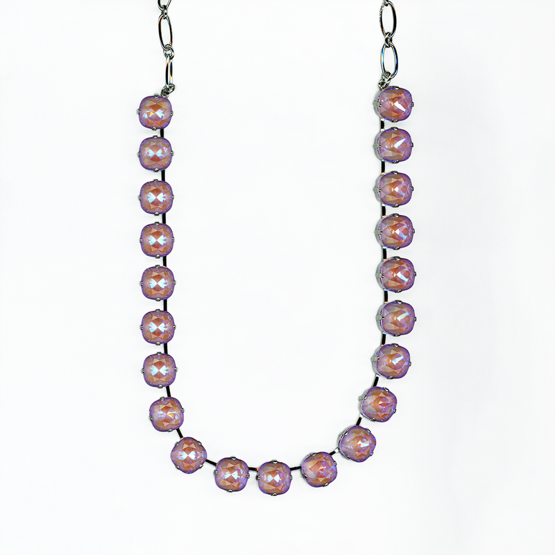Lovable Cushion Cut Necklace in Sun-Kissed "Lavender"