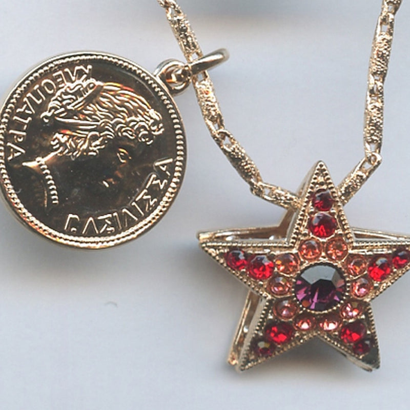 Star and Coin Pendant