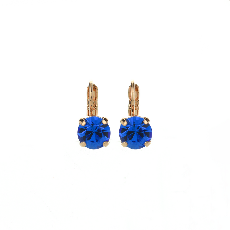 Must-Have Everyday Leverback Earrings in "Sapphire"