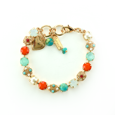 Cluster Bracelet in "Happiness-Turquoise"