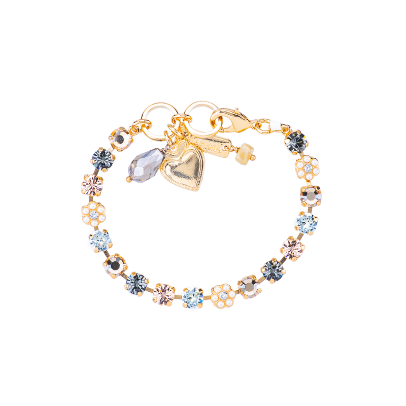 Petite Rosette Bracelet in "Earl Grey"