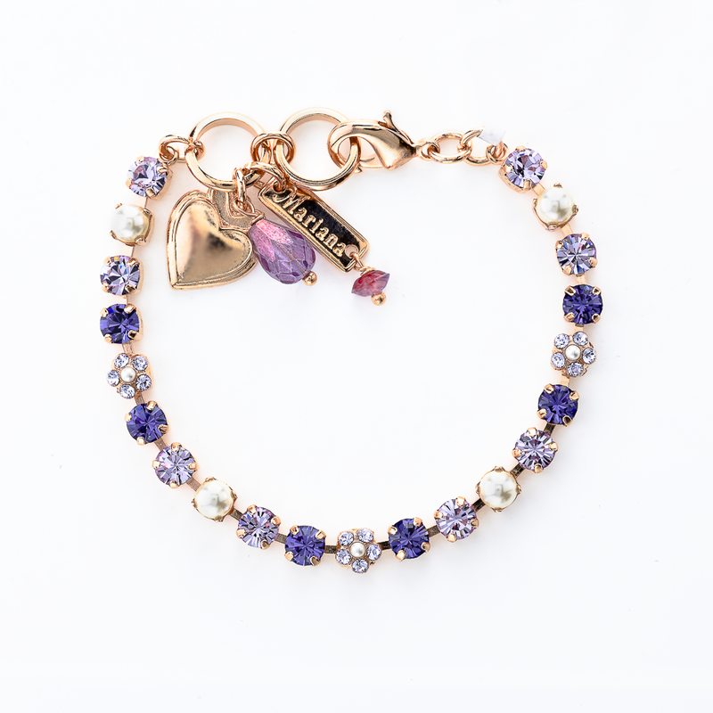 Petite Flower Bracelet in "Romance"