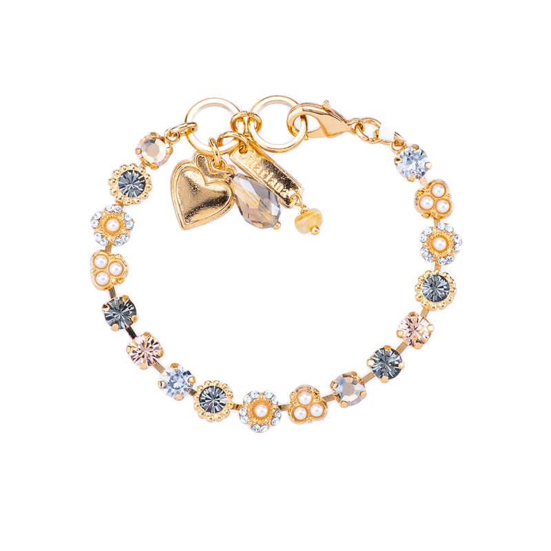 Petite Blossom Bracelet in "Earl Grey"