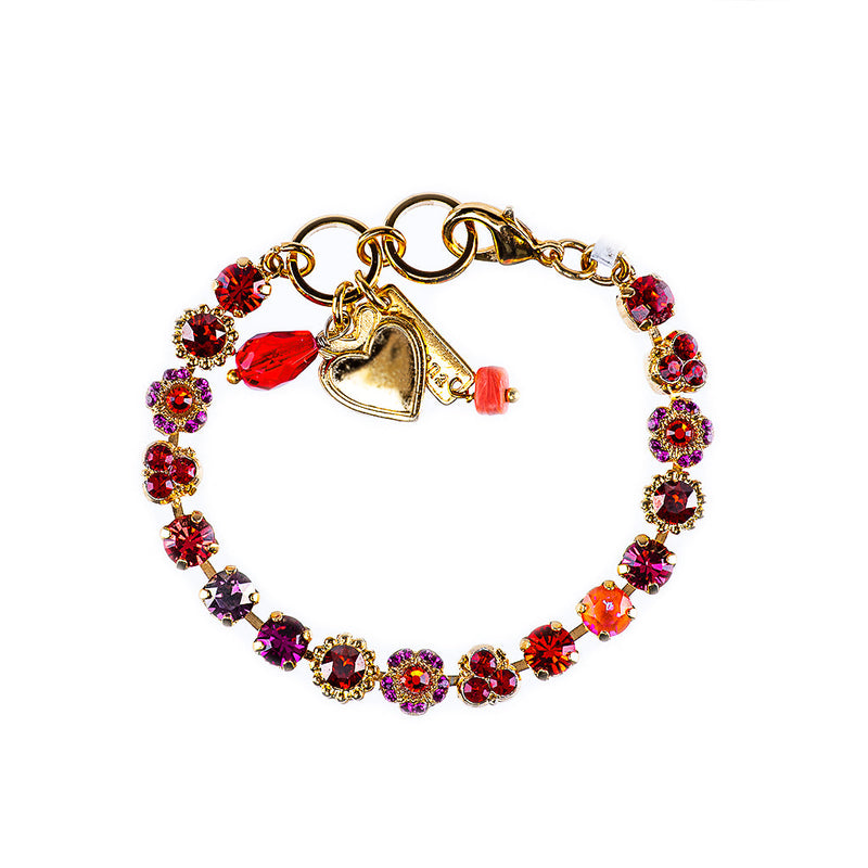 Petite Blossom Bracelet in "Hibiscus"