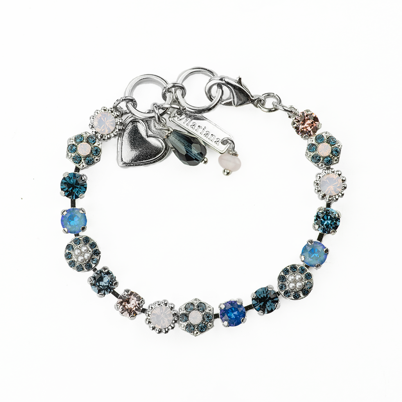 Mixed Element Bracelet in "Blue Morpho"