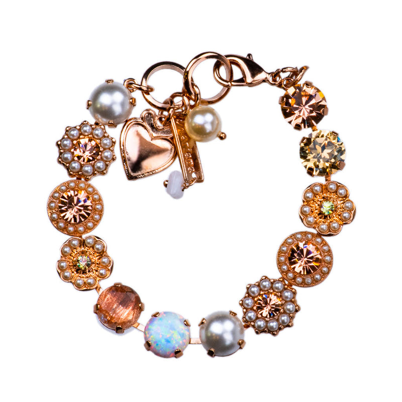 Lovable Mixed Element Bracelet in "Cookie Dough" - Rose Gold