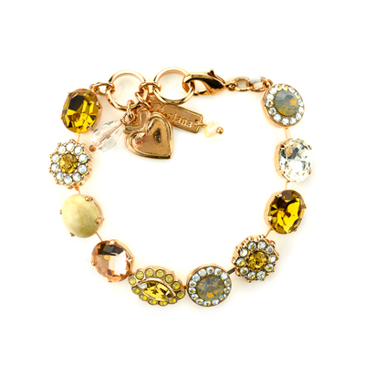 Oval and Cluster Bracelet in "Peace"