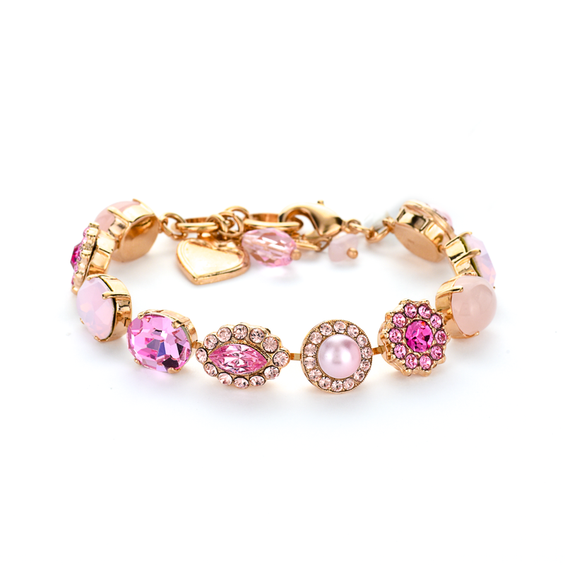 Oval and Cluster Bracelet in "Love"