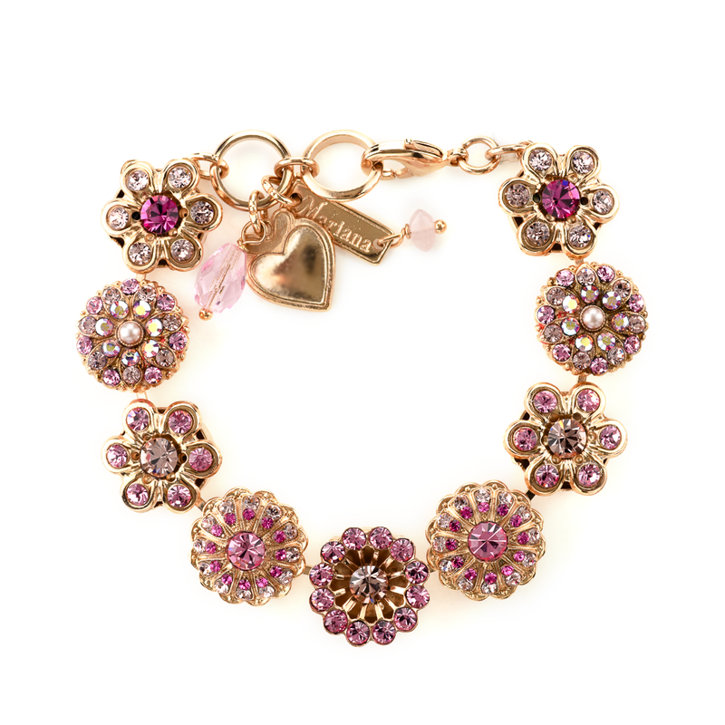 Extra Luxurious Rosette Bracelet in "Love"