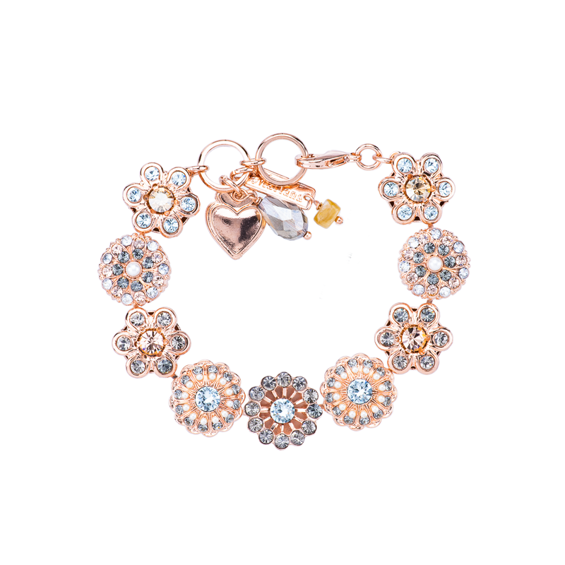 Extra Luxurious Rosette Bracelet in "Earl Grey"