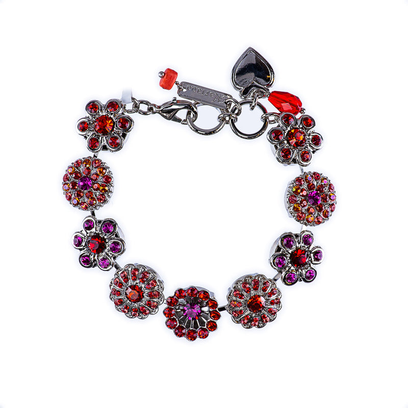 Extra Luxurious Rosette Bracelet in "Hibiscus"