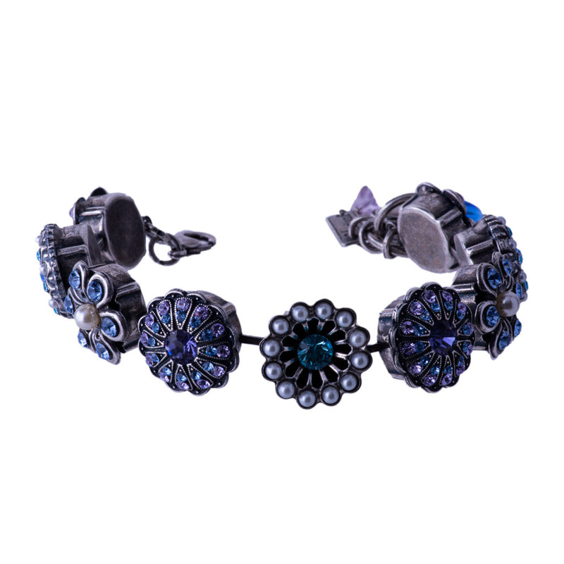 Extra Luxurious Rosette Bracelet in "Electric Blue"