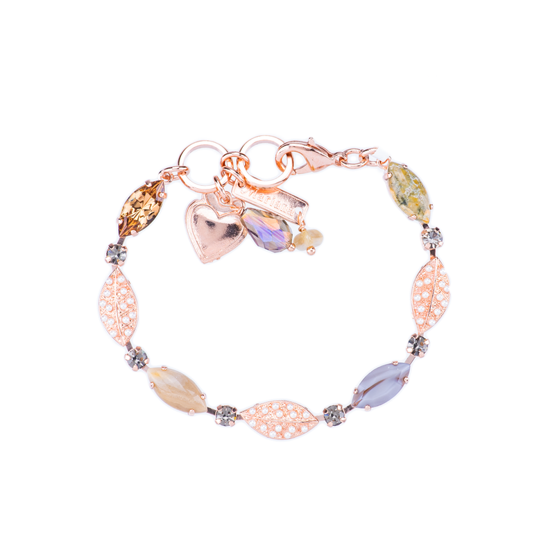 Marquise Leaf Bracelet in "Earl Grey"