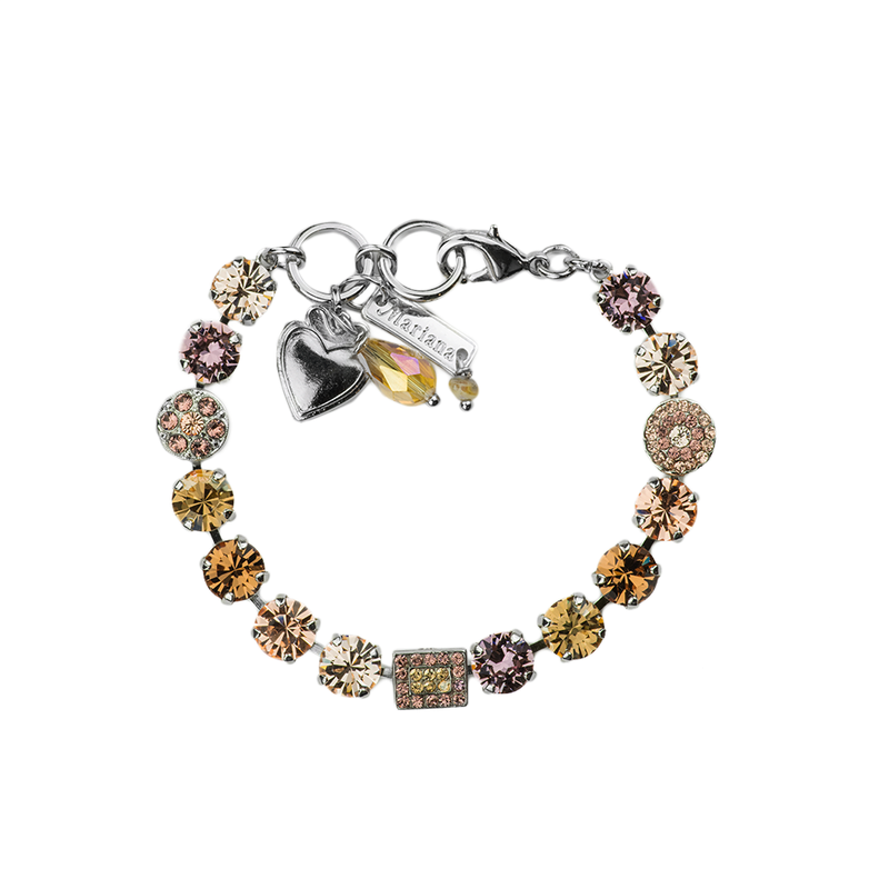 Must-Have Cluster and Pavé Bracelet in "Meadow Brown"