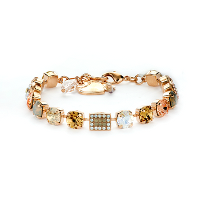 Cluster and Pavé Bracelet in "Peace"