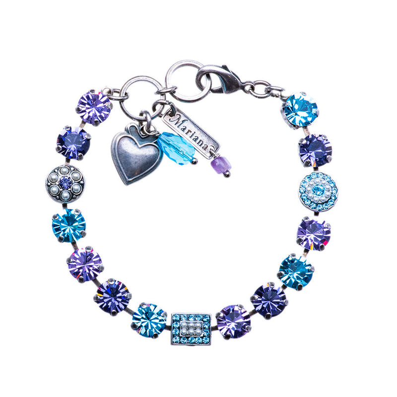 Must-Have Cluster and Pavé Bracelet in "Blue Moon"