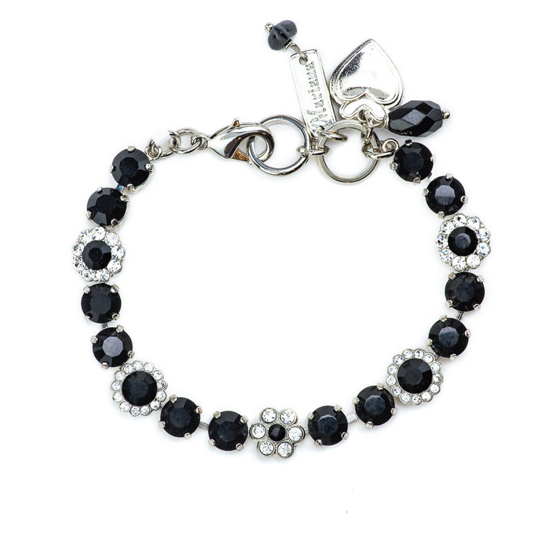 Must-Have Blossom Bracelet in "Checkmate" - Rhodium