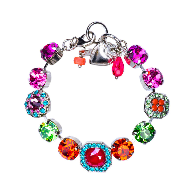 Lovable Square Cluster Bracelet in "Rainbow Sherbet"