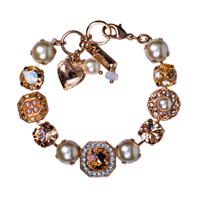 Lovable Square Cluster Bracelet in "Cookie Dough"