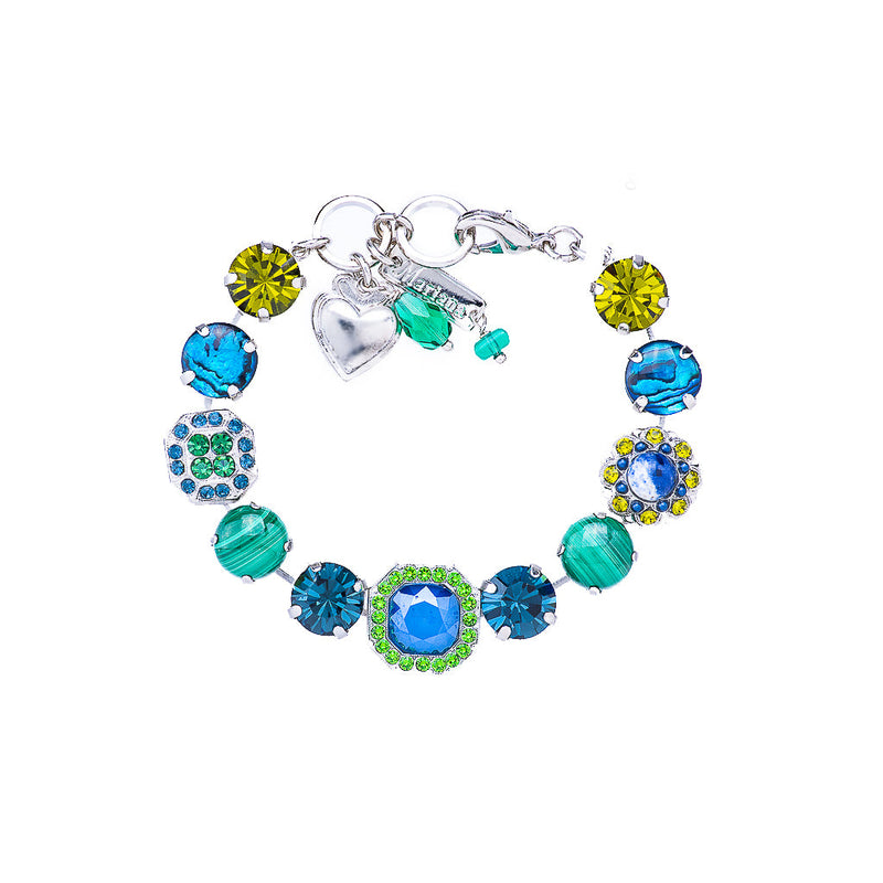 Lovable Square Cluster Bracelet in "Chamomile"