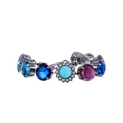 Extra Luxurious Cluster Bracelet in "Electric Blue"