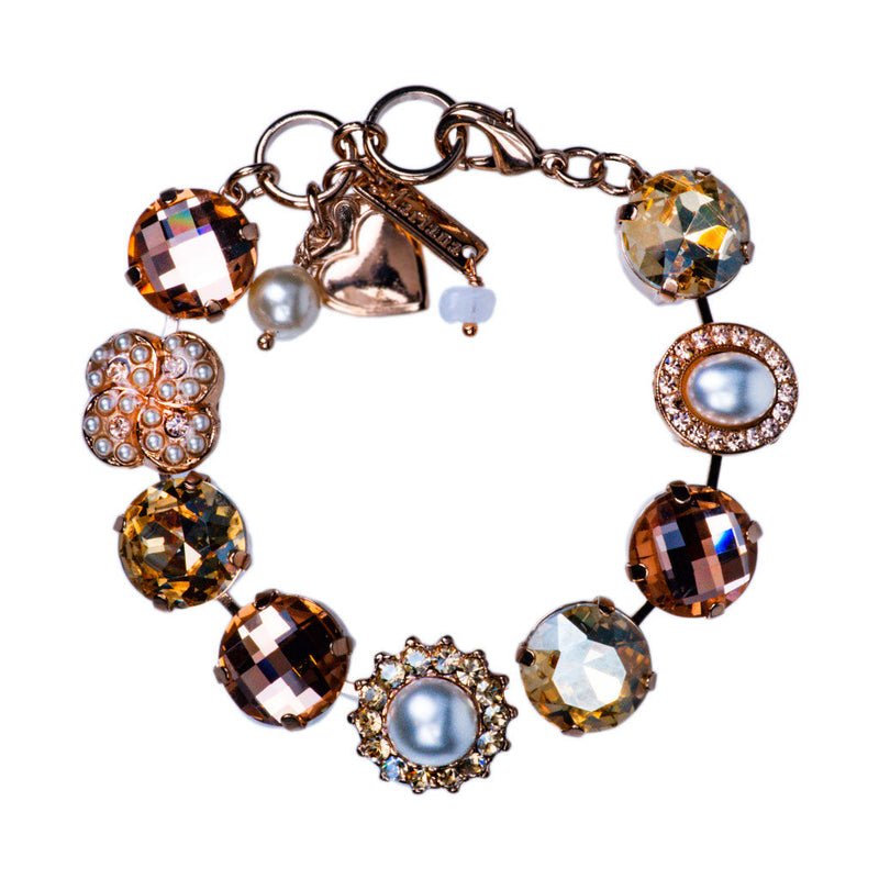 Extra Luxurious Cluster Bracelet in "Cookie Dough"