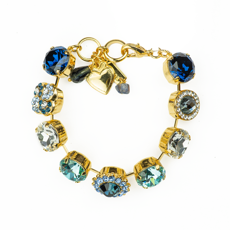 Extra Luxurious Cluster Bracelet in "Night Sky"