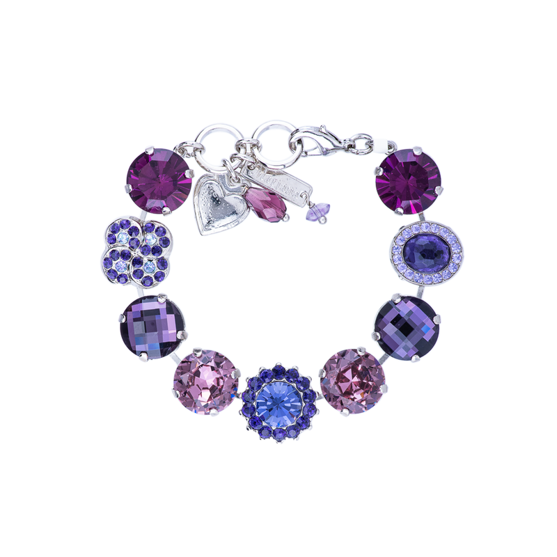 Extra Luxurious Cluster Bracelet in "Wildberry"