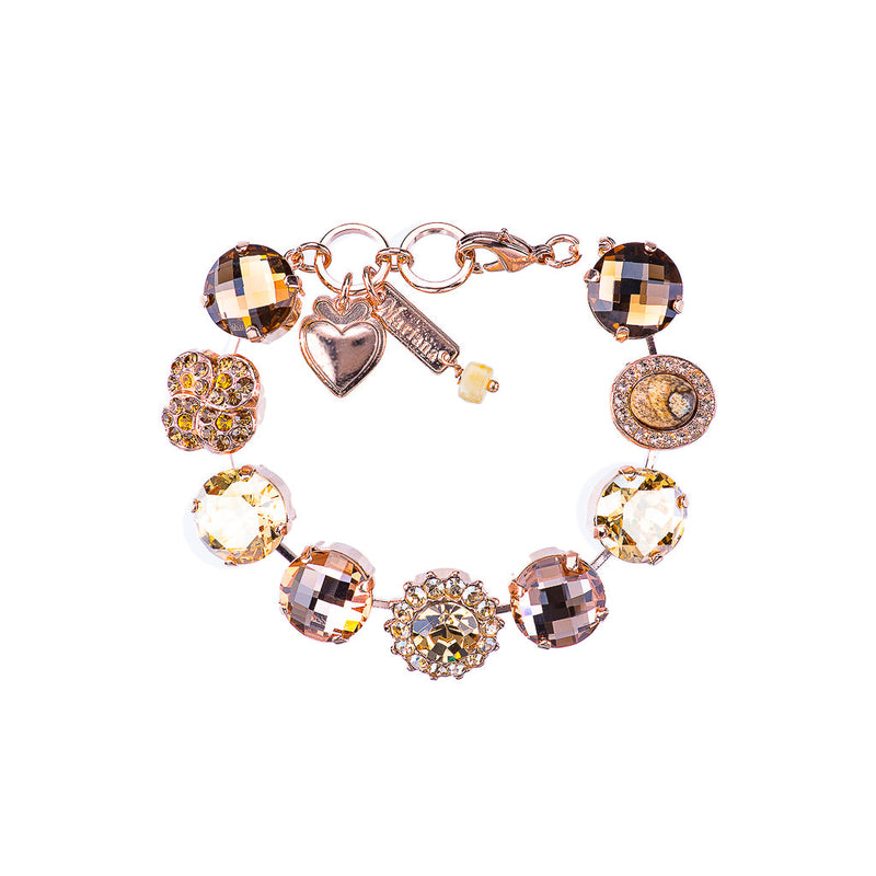 Extra Luxurious Cluster Bracelet in "Chai"