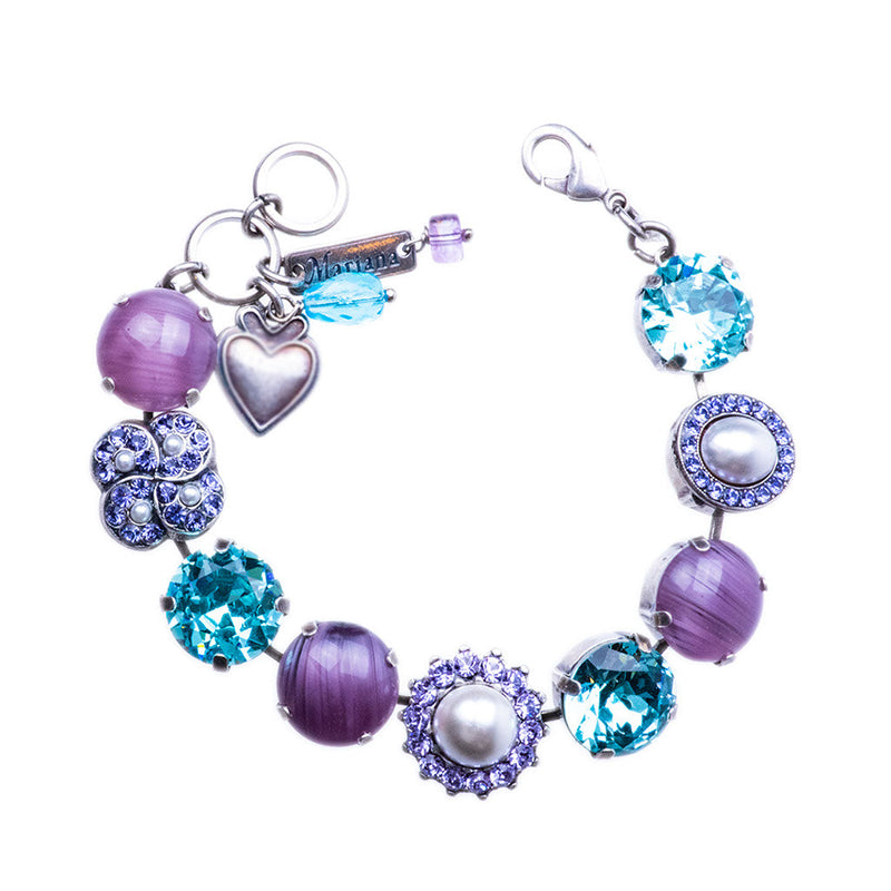 Extra Luxurious Cluster Bracelet in "Blue Moon"