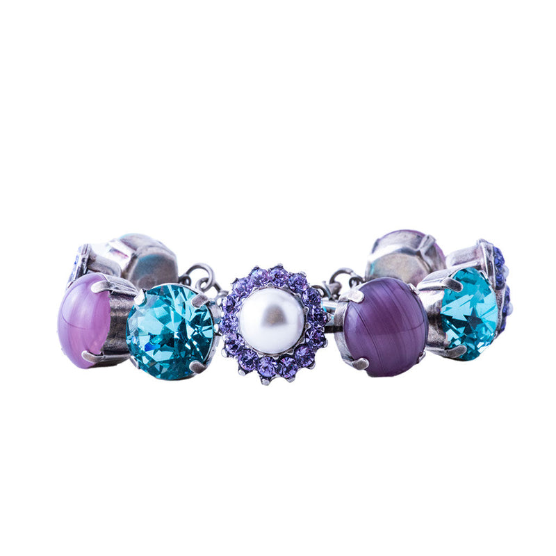 Extra Luxurious Cluster Bracelet in "Blue Moon"