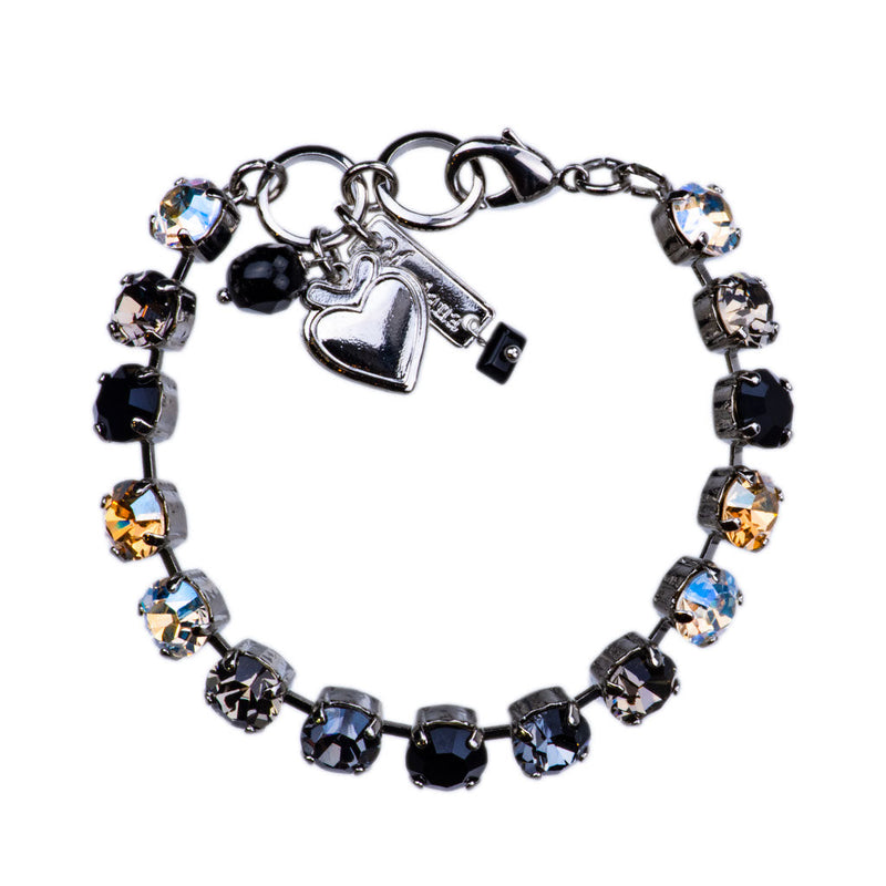 Must-Have Everyday Bracelet in "Black Orchid" - Rhodium