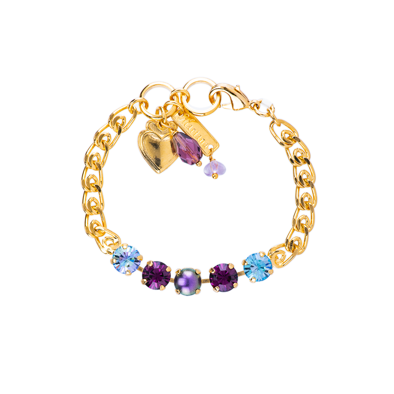 Must-Have Five Stone Bracelet in "Wildberry"