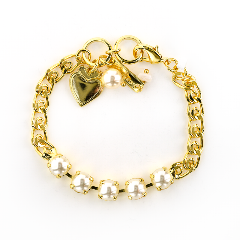 Must-Have Five Stone Bracelet in "Cream Pearl"