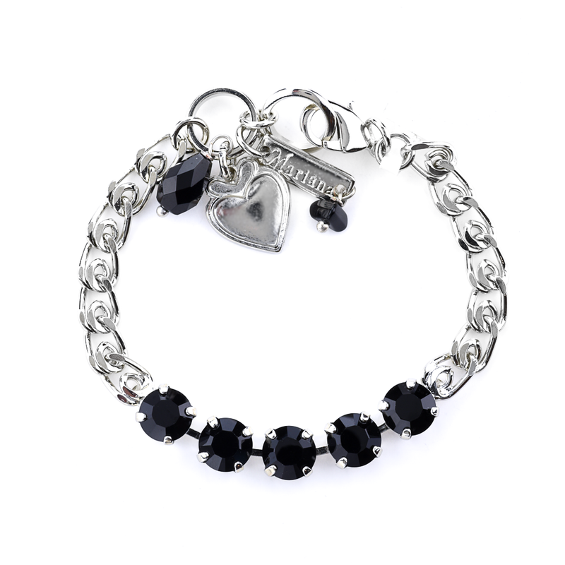 Must-Have Five Stone Bracelet in "Jet Black"