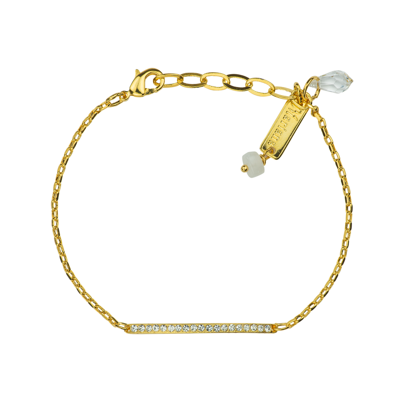 Petite Stackable Bracelet "On A Clear Day"