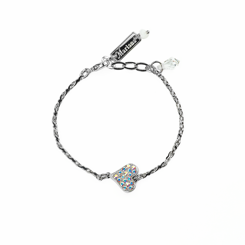 Petite Embellished Heart Bracelet