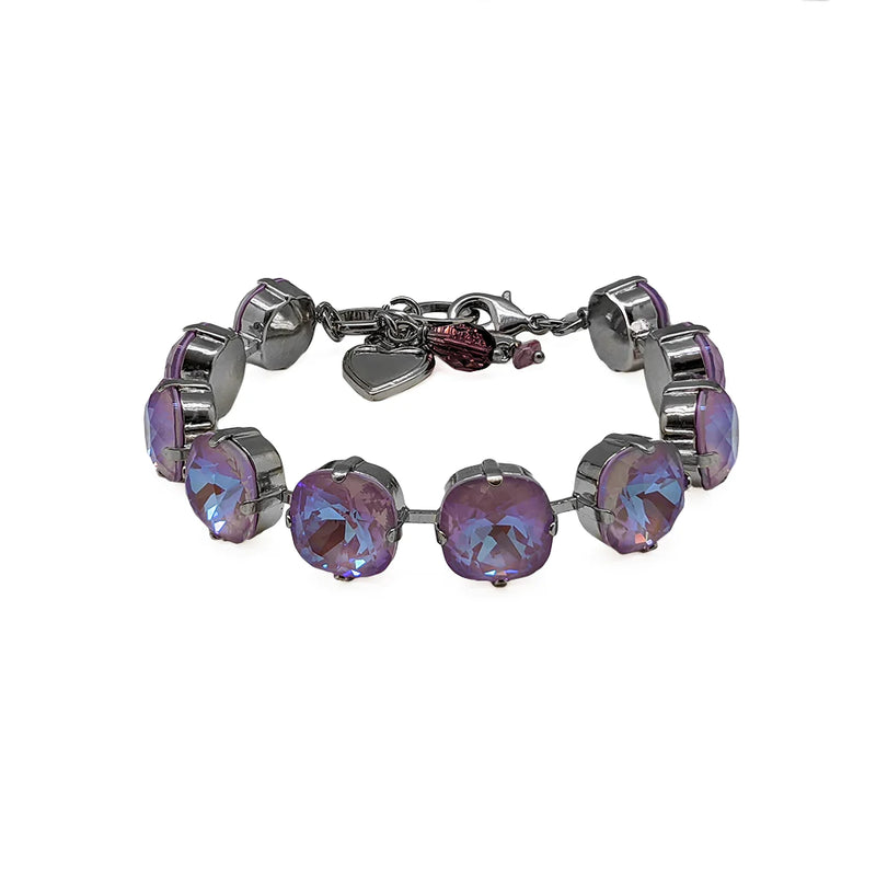 Cushion Cut Bracelet in Sun-Kissed "Lavender"