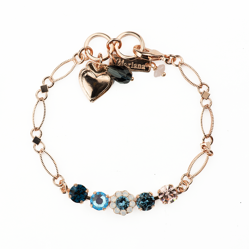 Petite Chain Bracelet in "Blue Morpho"