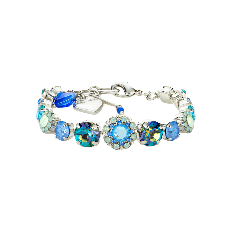 Mixed Cluster Bracelet in "Serenity"