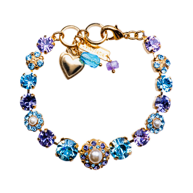 Must-Have Mixed Cluster Bracelet in "Blue Moon"