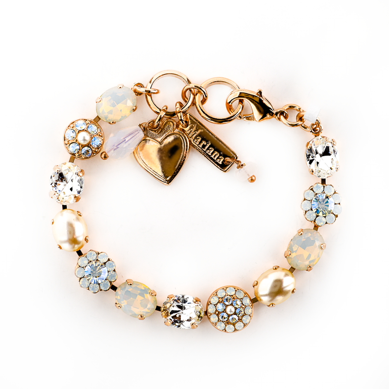 Must-Have Oval and Pavé Bracelet in "Bermuda"