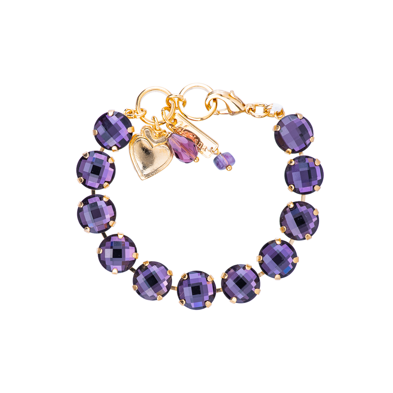 Lovable Everyday Round Bracelet "Amethyst"